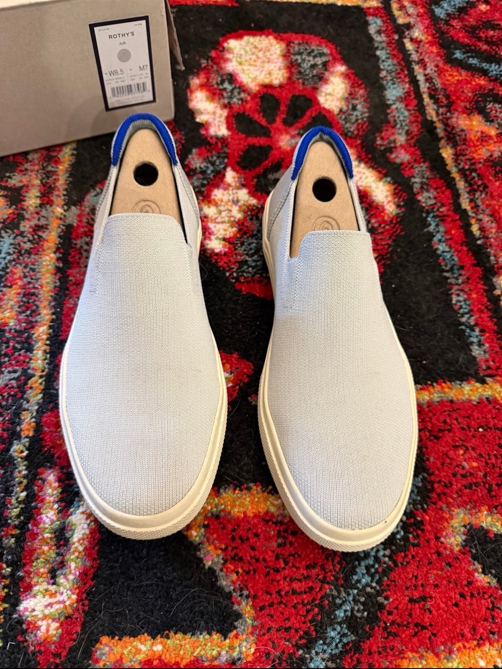 Rothy's Slip-On Sneaker in Ash Gray 8.5